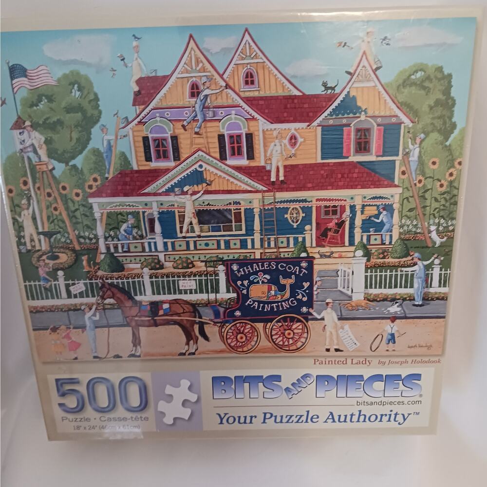 Bits and Pieces "Painted Lady" NEW 500-Piece Puzzle by Joseph Holodook